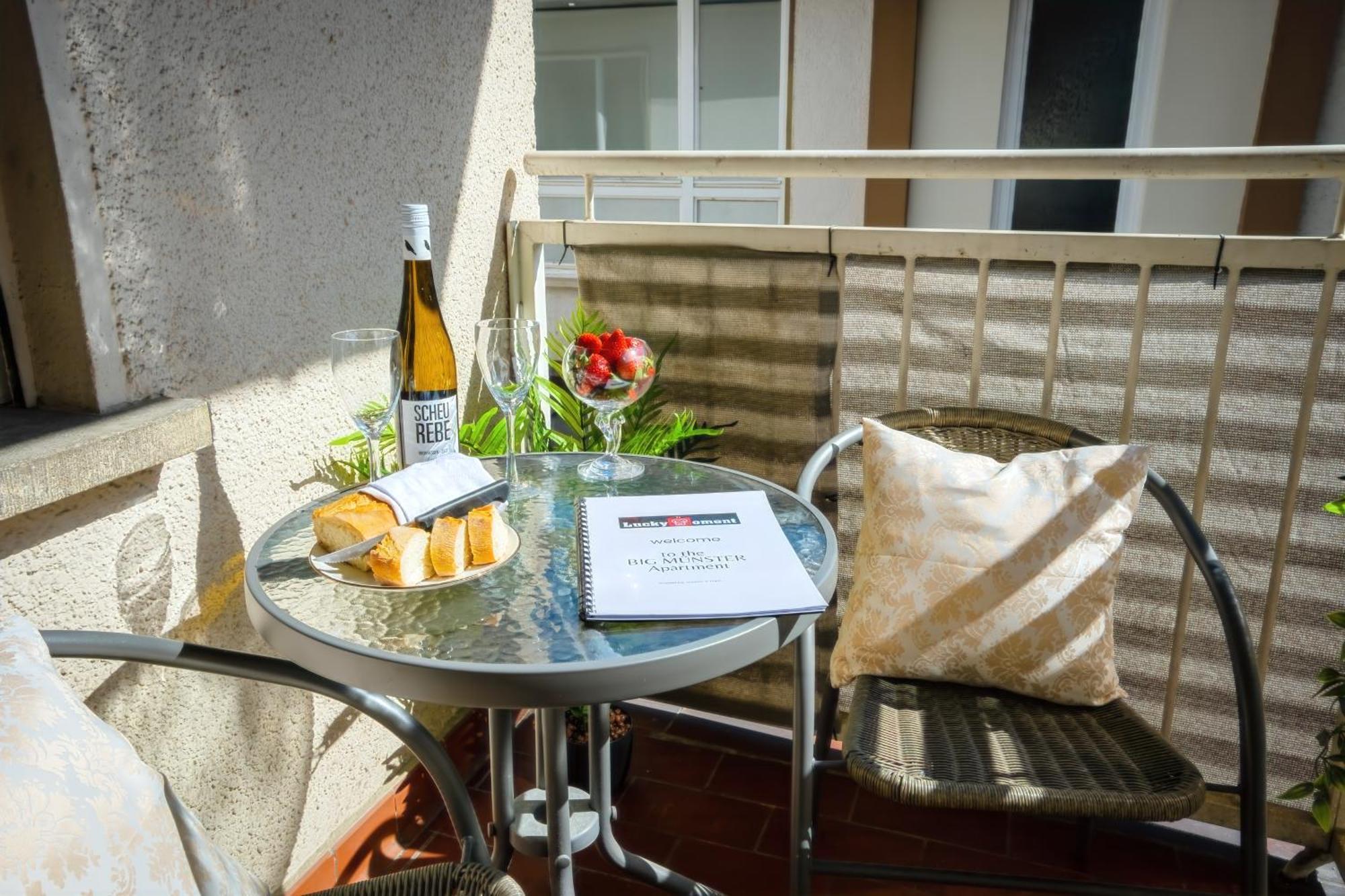 The Big Muenster Fuer Bis Zu 12, Whirlpool, Sauna, Zentral, Tischfussball, Balkon, Gasgrill Ulm Extérieur photo